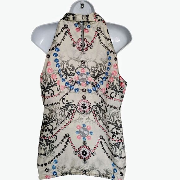 Gorgeous Sunny Leigh Necktie Detal Halter Top Size XL - Picture 2 of 16